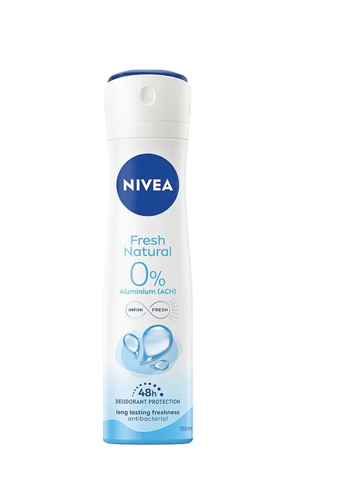 اسپری ضد تعریق  فاقد آلومینیوم نیوآ مدل Fresh Natural حجم 150ml
