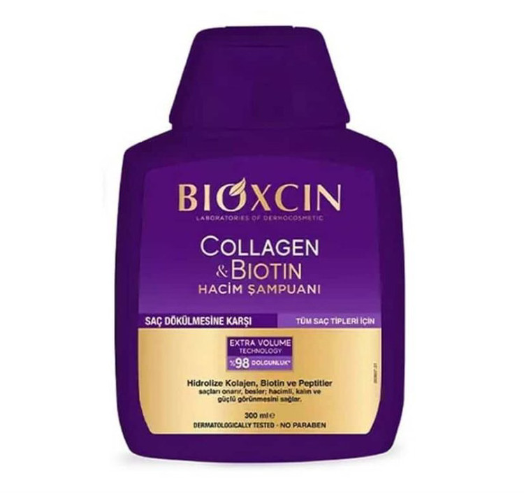 شامپو کلاژن بیوکسین BIOXCIN حجم 300ML
